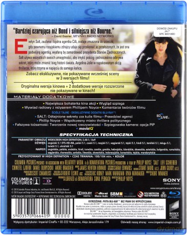 Salt [Blu-Ray]