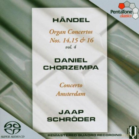 Daniel Chorzempa - Jaap Schr: Handel - Orgelkonzerte Vol.4 [CD]