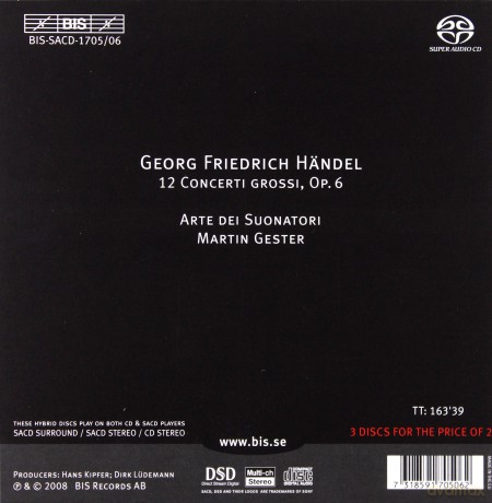 Arte Dei Suonatorigester: Handel 12 Grand Ctos [CD]