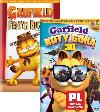 Garfield koty górą / Garfield: festyn humoru Pakiet [2DVD]