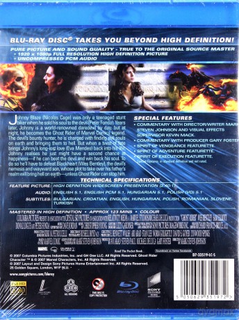 Ghost Rider wersja rozszerzona [Blu-Ray]