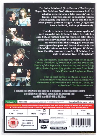 Hands Of The Ripper Film Special Edition [DVD]