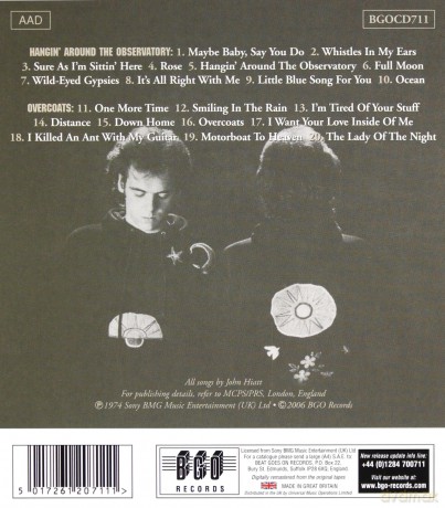 John Hiatt: Hangin Around The Observatory [CD]