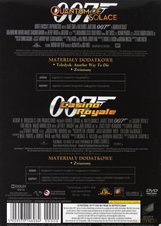 007 James Bond: Casino Royale / Quantum of Solace BOX [2DVD]