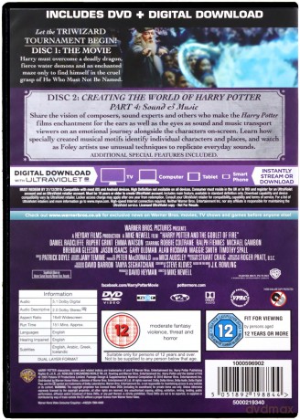 Harry Potter The Goblet Of Fire (Harry Potter i Czara Ognia) [2DVD]