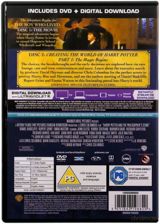 Harry Potter The Philosophers Stone (Harry Potter i Kamień Filozoficzny) [2DVD]