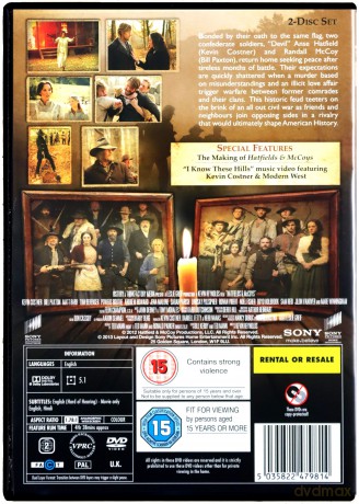 Hatfields Mccoys (Hatfields & McCoys: Wojna klanów) [2DVD]