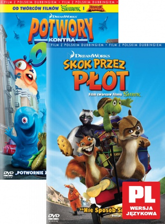 Potwory kontra Obcy / Skok przez płot Pakiet [2DVD]