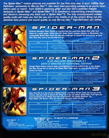 Spider-Man Trylogia [BOX] [4xBlu-Ray]