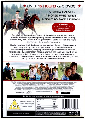 Heartland Season 3 (Zaklinacze koni) [DVD]