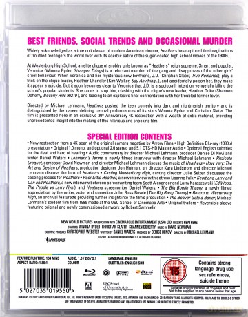 Heathers (Śmiertelne zauroczenie) [Blu-Ray]