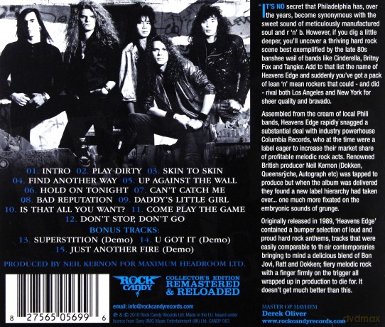 Heavens Edge: Heavens Edge [CD]