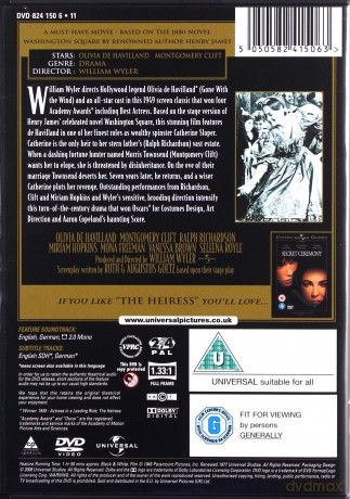 Heiress (Dziedziczka) [DVD]