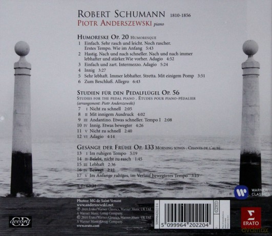 Anderszewski: Piano Works [CD]