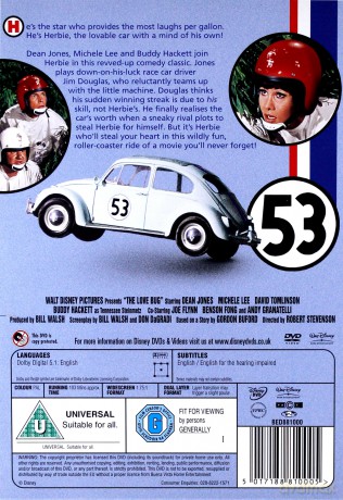 Herbie The Love Bug (Kochany chrząszcz) [DVD]