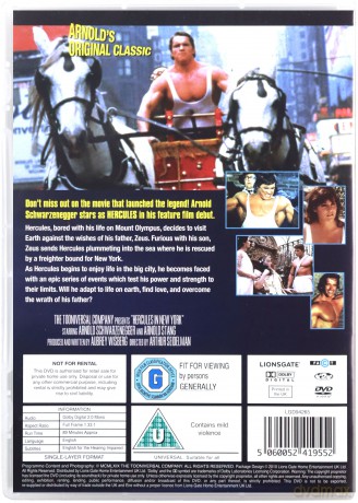 Hercules In New York (Herkules w Nowym Jorku) [DVD]