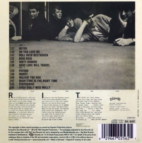 Sonics: Here Are The Sonics [CD]