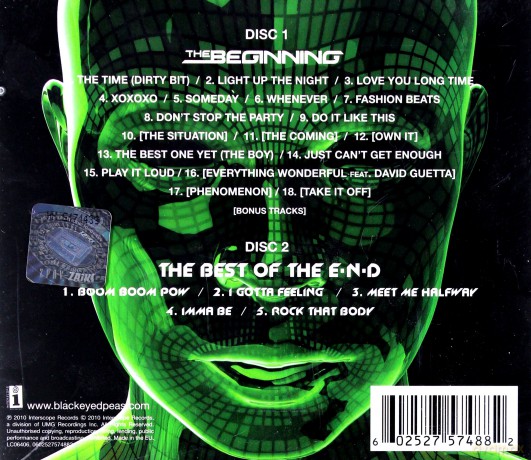 Black Eyed Peas: The Beginning & Best Of The E.N.D [2CD]