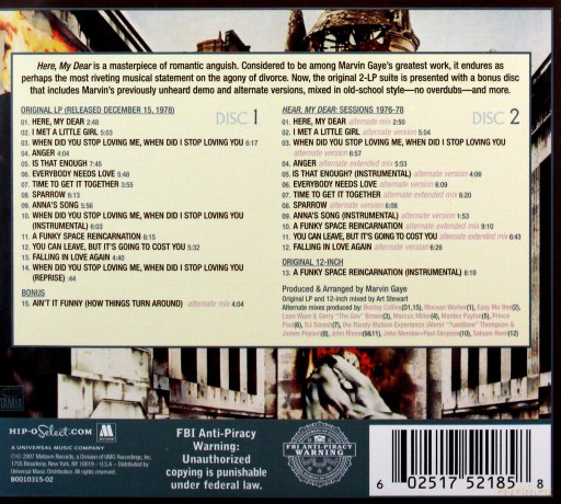 Marvin Gaye: Here My Dear [2CD]