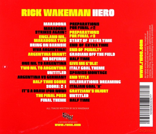 Hero (Rick Wakeman) [CD]