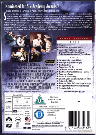 High and the Mighty (Noc nad Pacyfikiem) [2DVD]