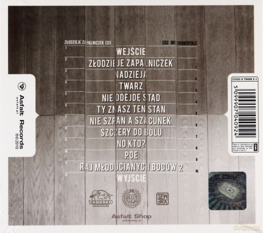 Poe (Projekt OSTRy Emade): Złodzieje Zapalniczek [2CD]