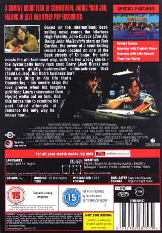 High Fidelity (Przeboje i podboje) [DVD]