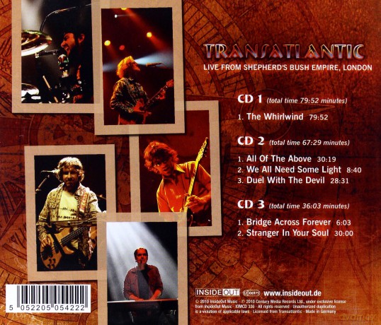 Transatlantic: Whirld Tour [3CD]