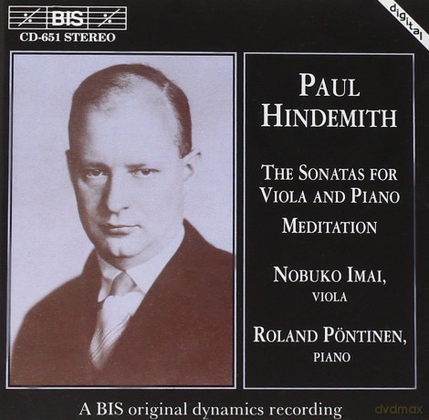 Nobuko Imairoland Pontinen: Hindemithsonatas For Viola Piano [CD]