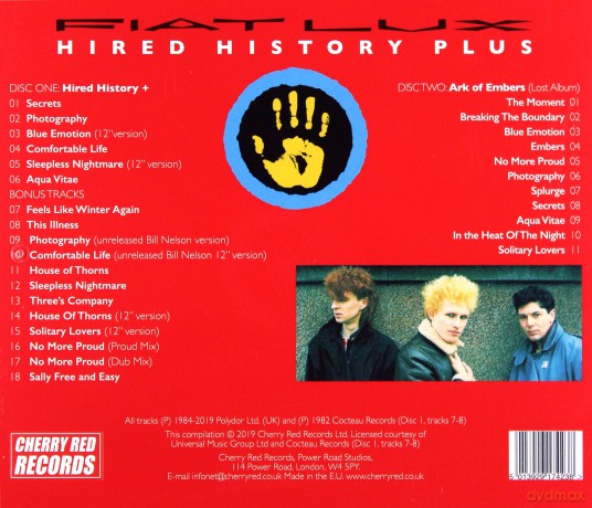 Fiat Lux: Hired History Plus (Expanded) [2CD]