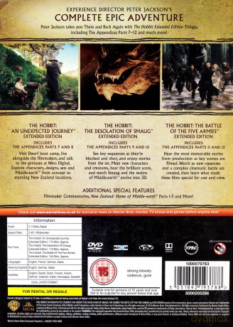 Hobbit Trilogy [15DVD]
