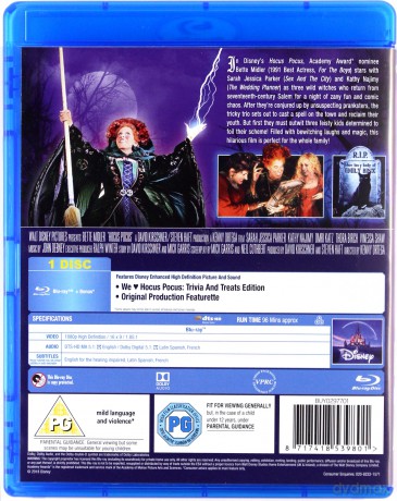 Hocus Pocus (Hokus pokus) [Blu-Ray]