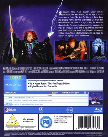 Hocus Pocus 25th Anniversary (Hokus pokus) [Blu-Ray]