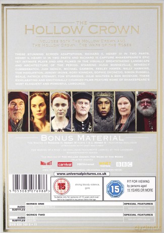 Hollow Crown Seasons 1-2 [7DVD]