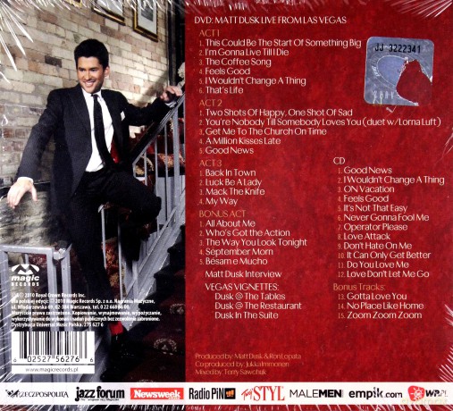 Matt Dusk: Good News Special Edition (Polska Cena) [CD]+[DVD]