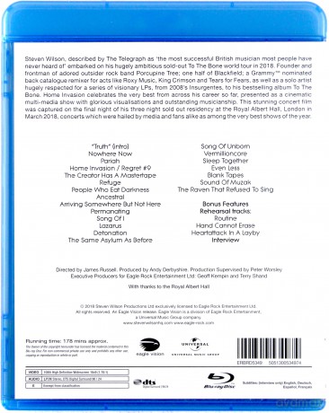 Steven Wilson: Home Invasion: In Concert At The Royal Albert Hall [Blu-Ray]