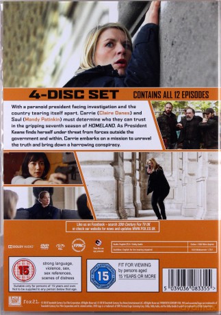 Homeland Season 7 [4DVD]