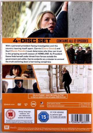 Homeland Season 7 [4DVD]