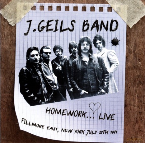 J Geils Band: Homework Live Fillmore East New York [CD]