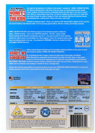 Honey I Shrunk Tripack [3DVD]