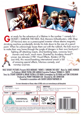 Honey We Shrunk The Kids (Kochanie, zmniejszyłem dzieciaki) (Disney) [DVD]