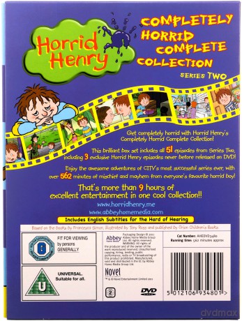 Horrid Henry Completely Horrid Complete Collection Season 2 (Koszmarny Karolek) [DVD]