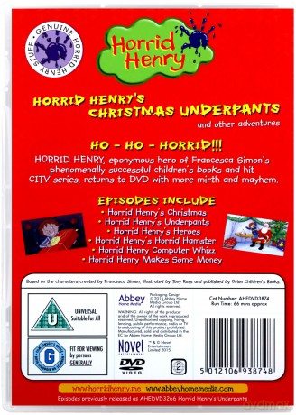 Horrid Henry Perfect Christmas Triple Pack (Koszmarny Karolek) [DVD]