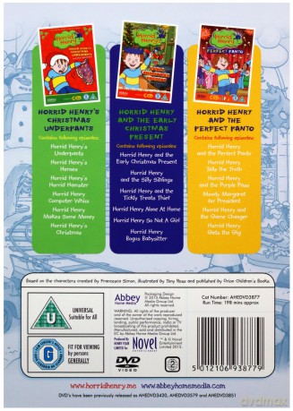 Horrid Henry Perfect Christmas Triple Pack (Koszmarny Karolek) [DVD]