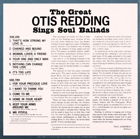 Otis Redding: Otis Redding Sings Soul Ballad (Vinyl Replica) [CD]