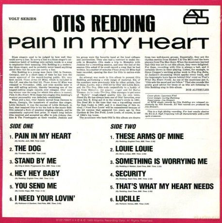 Otis Redding: Pain In My Heart (Vinyl Replica) [CD]