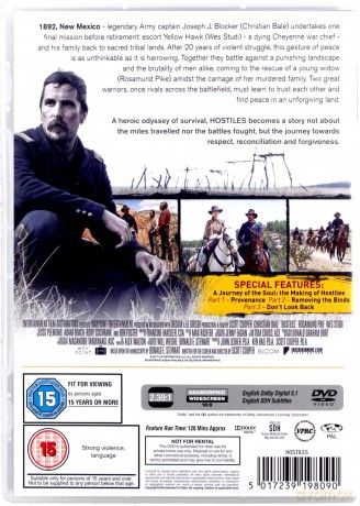 Hostiles film [DVD]