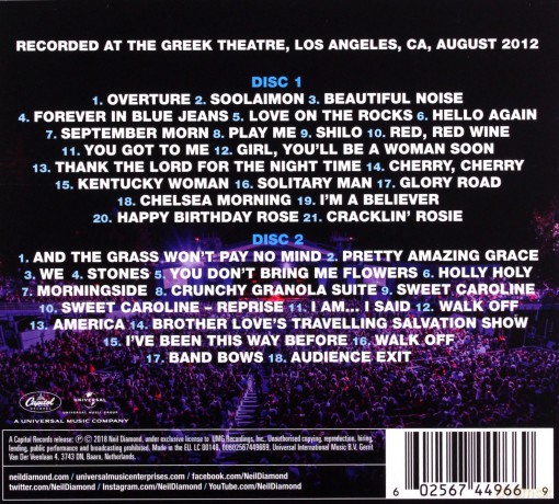Neil Diamond: Hot August Night III [2CD]