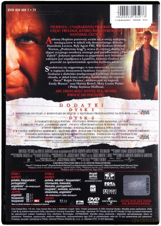 Czerwony Smok (Red dragon) [DVD]