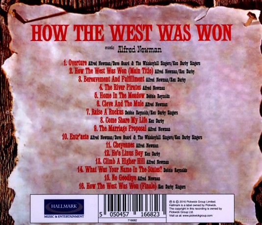 How The West Was Won soundtrack (Alfred Newman) [CD]